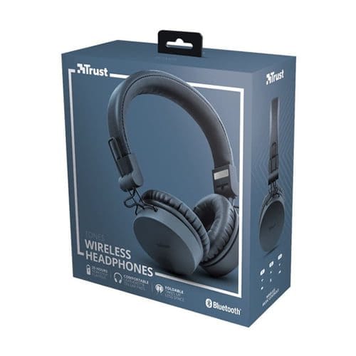 Diadema Trust Bluetooth Tones Azul - Imagen 2