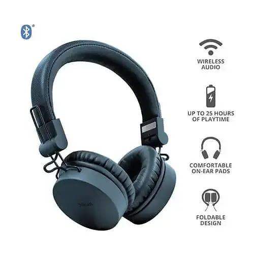 Diadema Trust Bluetooth Tones Azul