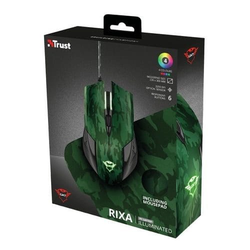 Combo Gamer Trust 2 en 1 GTX 781 Rixa Mouse Pad Mouse - Imagen 2