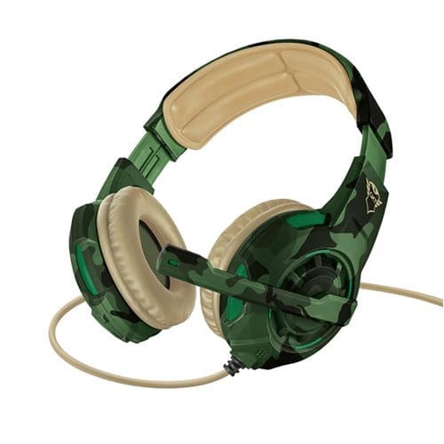Diadema Gamer Trust GTX 310C Radius Verde Camuflado