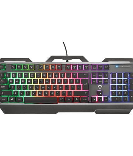 Teclado Gamer Trust Metalico GTX 856 Torac Con Iluminacion
