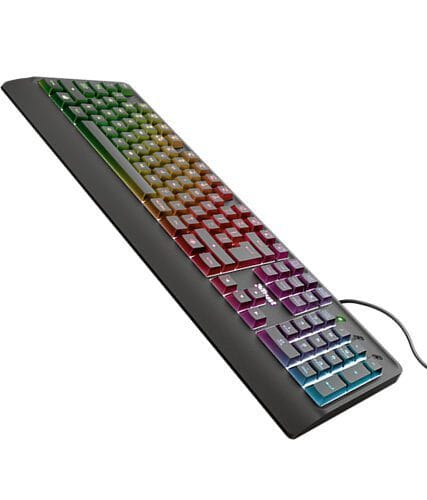 Teclado Gamer Trust Ziva Con Iluminacion Led