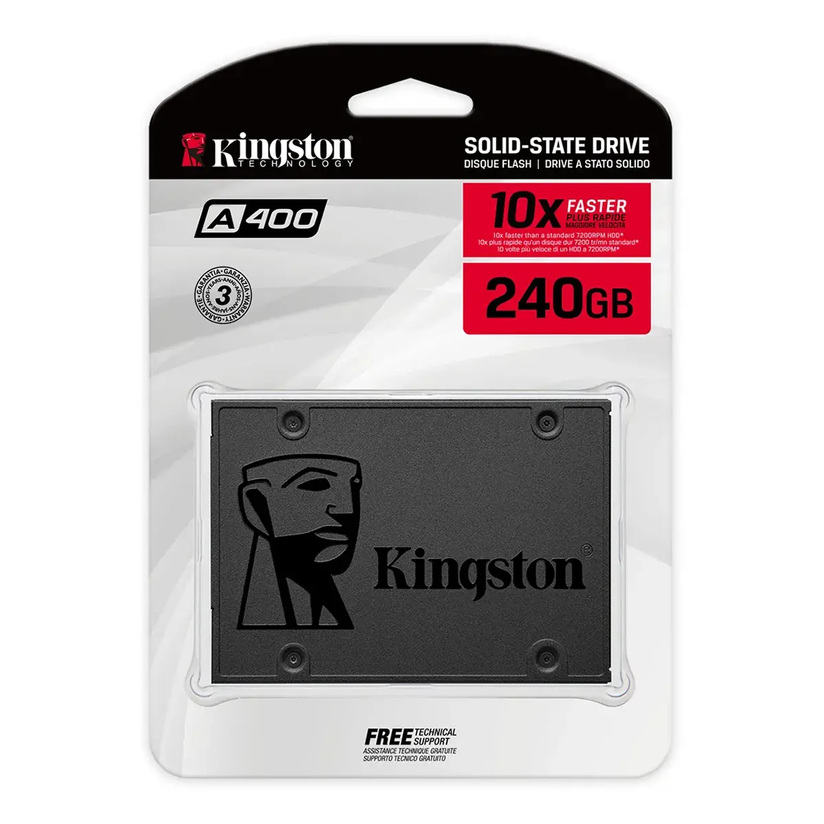 SOLIDO SSD KINGSTON SATA 240 GB | 480 GB | 960 GB