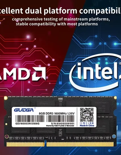 Ram DDR3 Portatil | GUDGA 4 GB | 8 GB | 1600 Mhz 12800